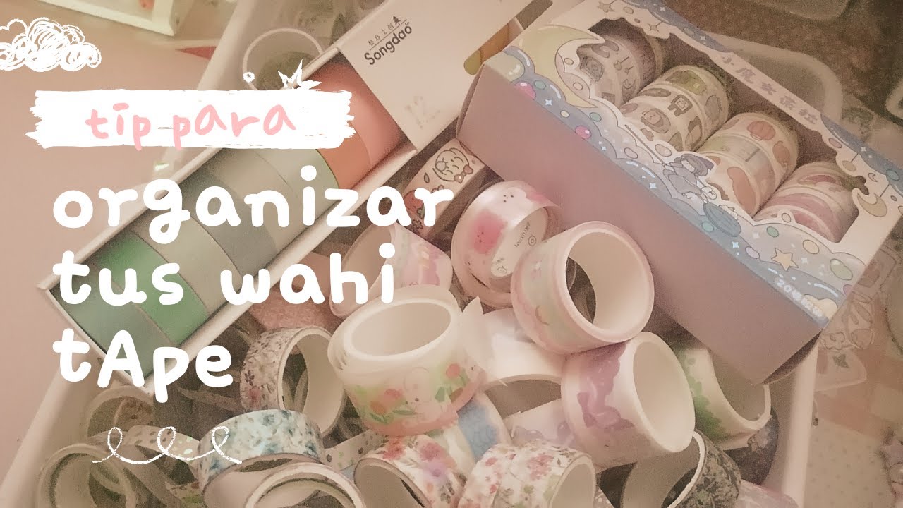 🌸 tip para organizar tus washi tape🌸