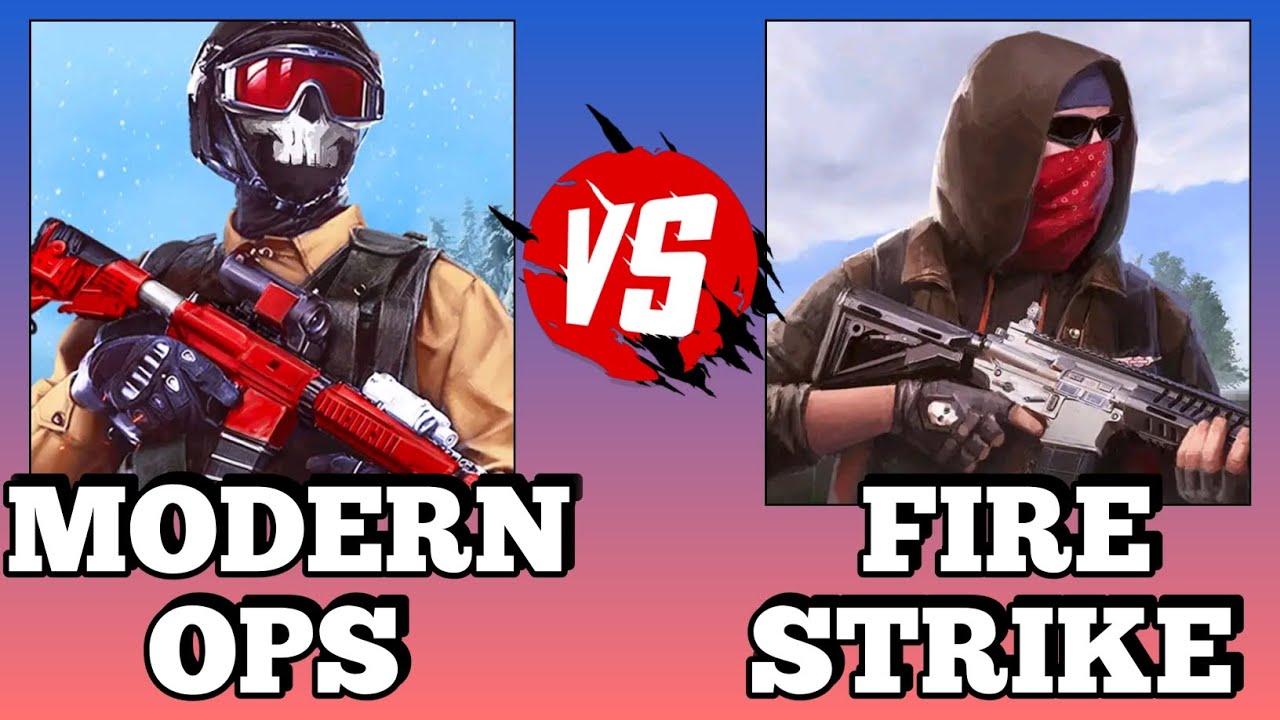Modern Ops Vs Fire Strike | Gun Skin | Head Wears | Gameplay FHD