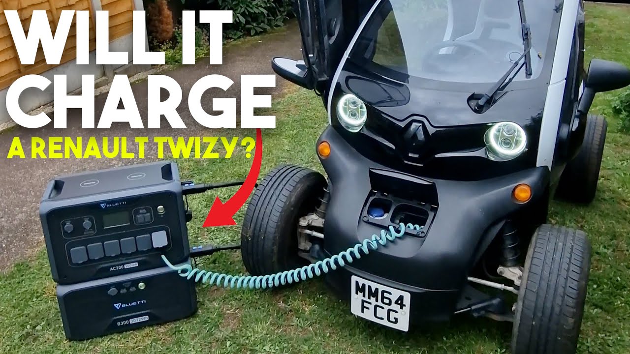 WILL THIS GIANT POWER STATION CHARGE MY ELECTRIC CAR? | Bluetti AC300 + B300