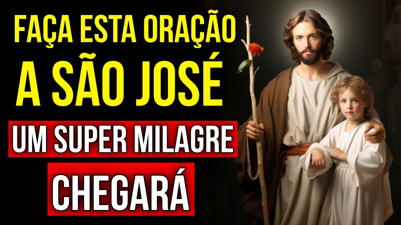 ORAÇÃO A SÃO JOSÉ PARA PEDIR UM SUPER MILAGRE URGENTE | Ouça Enquanto Dorme