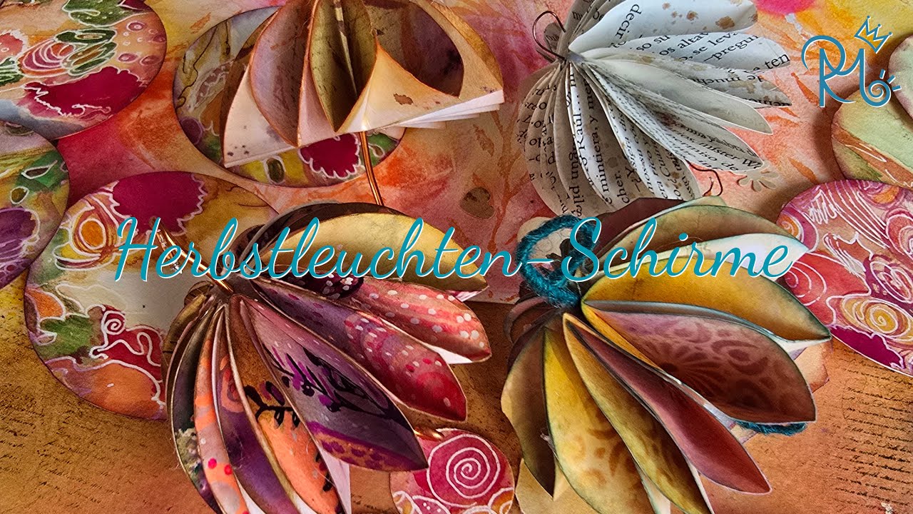 Herbstleuchten Schirme gegen die Stürme des Lebens
