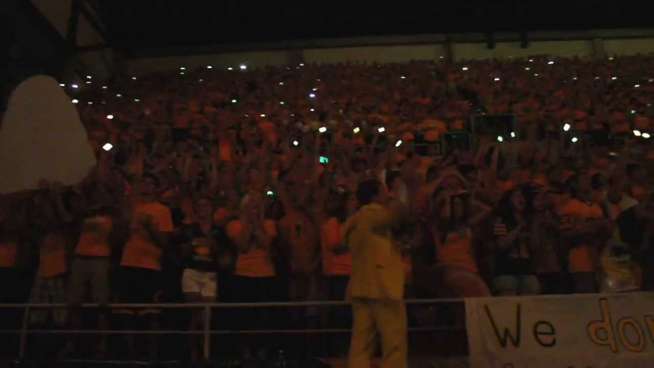 NDSU Bison Entrance against Ferris State at the Fargodome - 2013