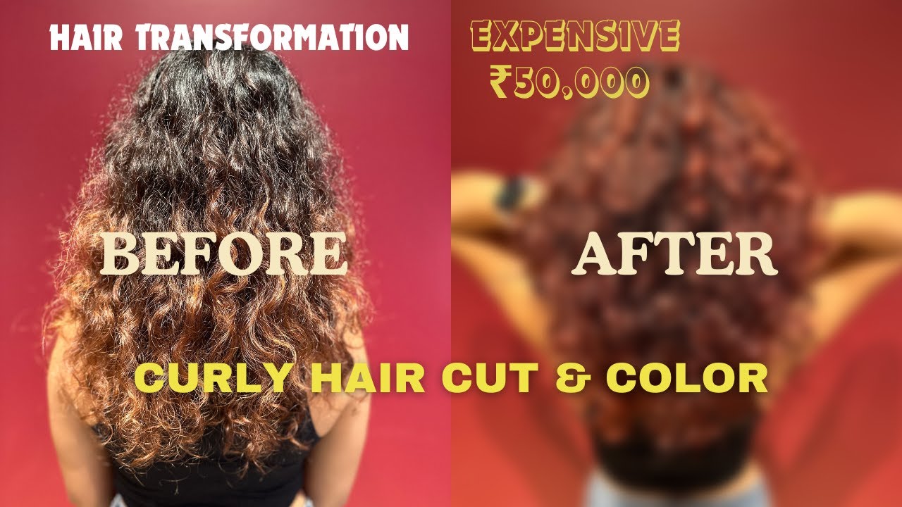 My Curly Hair Cut & Color VLOG