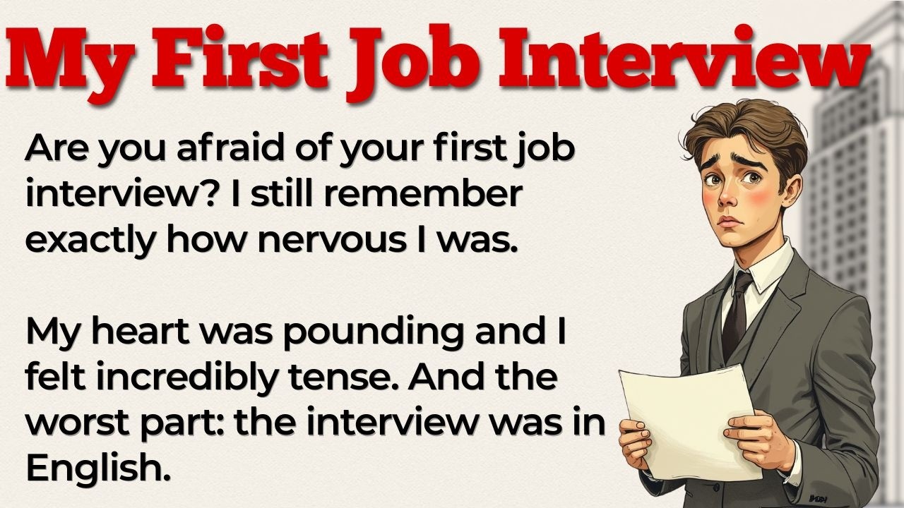 My first job interview | English Stories | Learn English with Stories