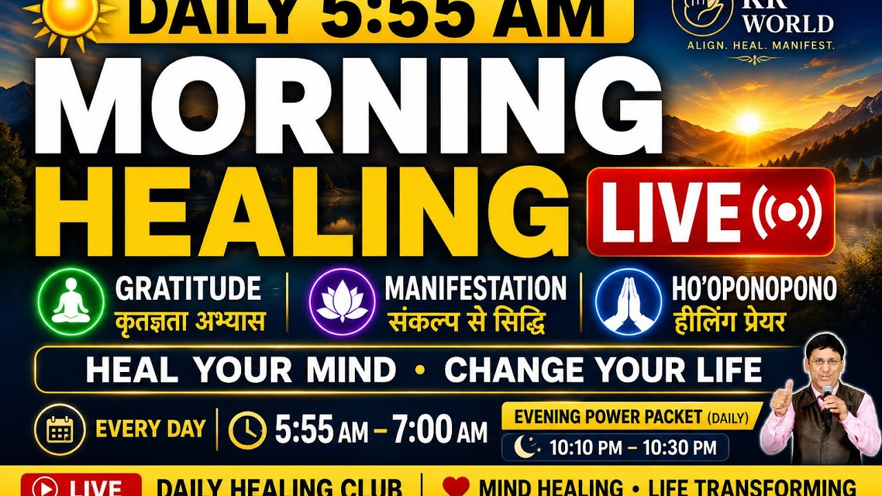Daily Morning & Evening Mind Power Live | Kumar Rakesh World