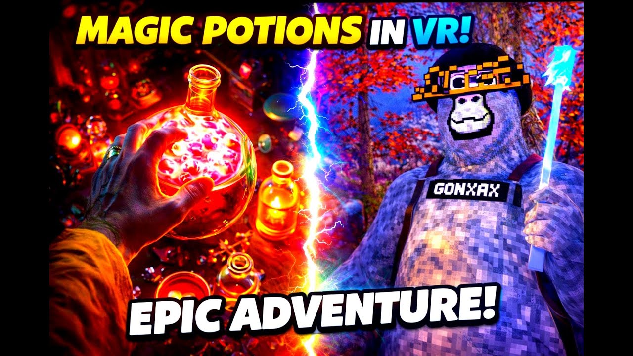 Testing crazy potions with my friend… this was wild.