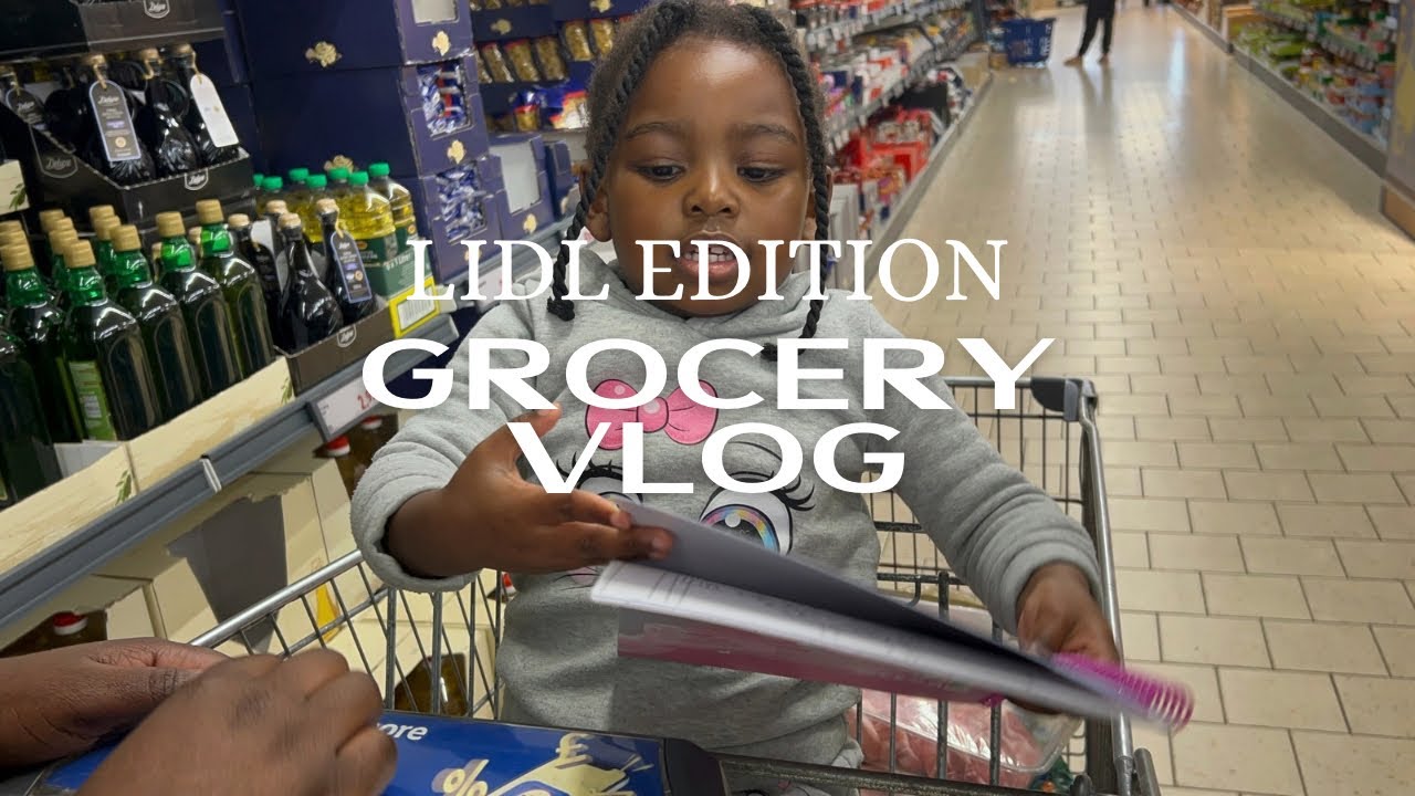 Monthly grocery shopping at Lidl 