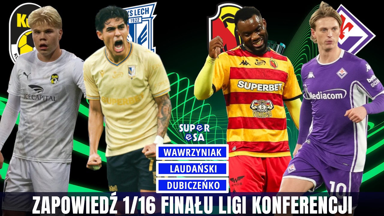 WRACA LIGA KONFERENCJI! JAGIELLONIA GRA Z FIORENTINĄ, LECH JEDZIE DO FINLANDII | superESA podcast