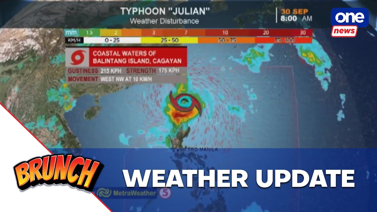 Brunch | &lsquo;Julian&rsquo; nears super typhoon category