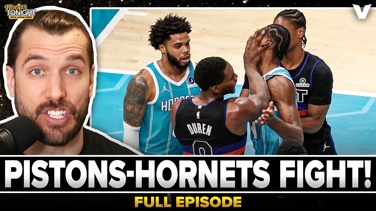 Reaction to Pistons-Hornets FIGHT + Cavs impressive win vs. Nuggets, Thunder beat LeBron's Lakers