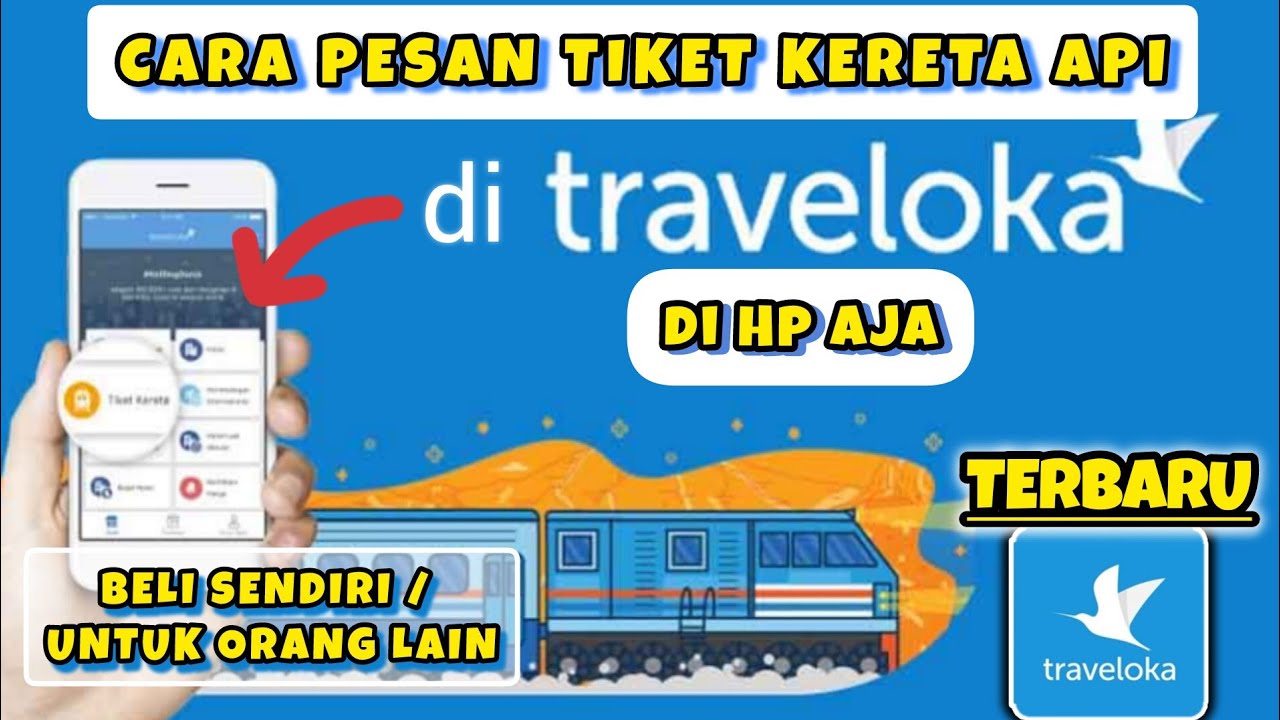 CARA BELI TIKET KERETA API DI TRAVELOKA