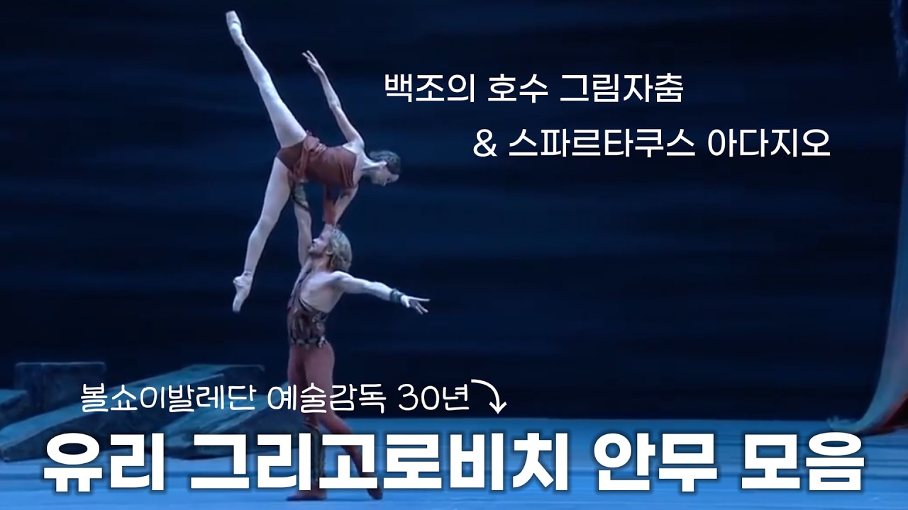 볼쇼이발레단 백조의 호수 그림자춤 & 스파르타쿠스 아다지오 Highlights from Yuri Grigorovich's ballets : Swan Lake & Spartacus