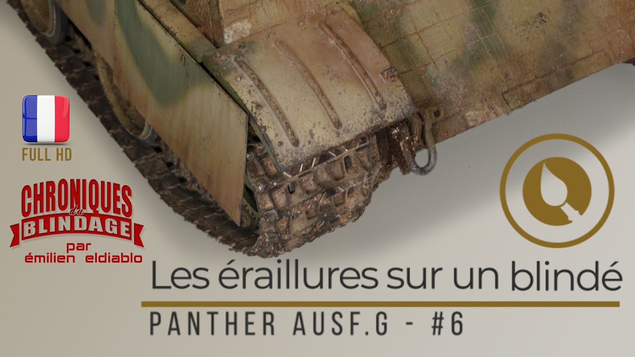 Panther #6 [TUTO] Reproduire les traces d'usure sur une maquette de char