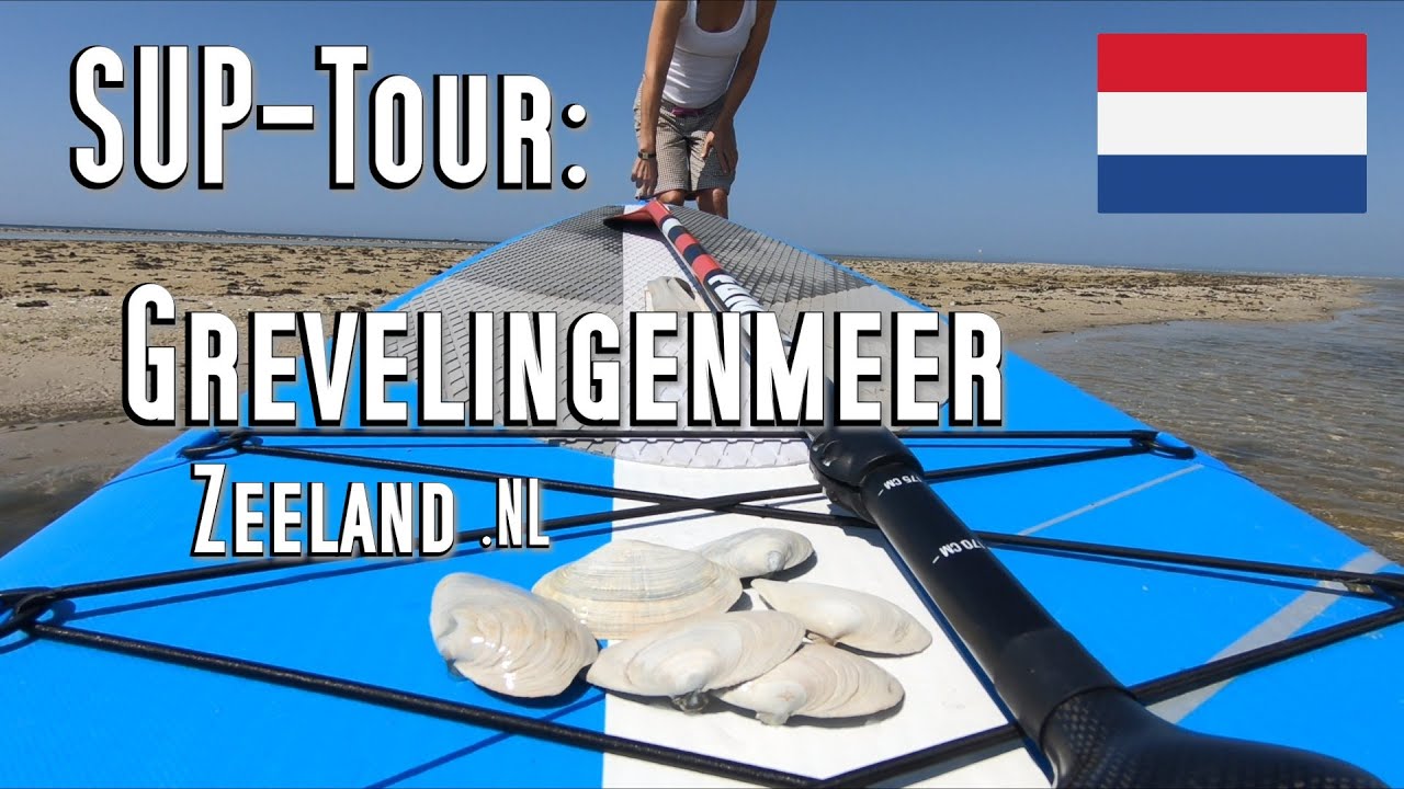 SUP-Tour Grevelingenmeer Niederlande 16km 5,5h (2 Inseln) Kanu, Kajak, Standuppaddel. Brouwersdam