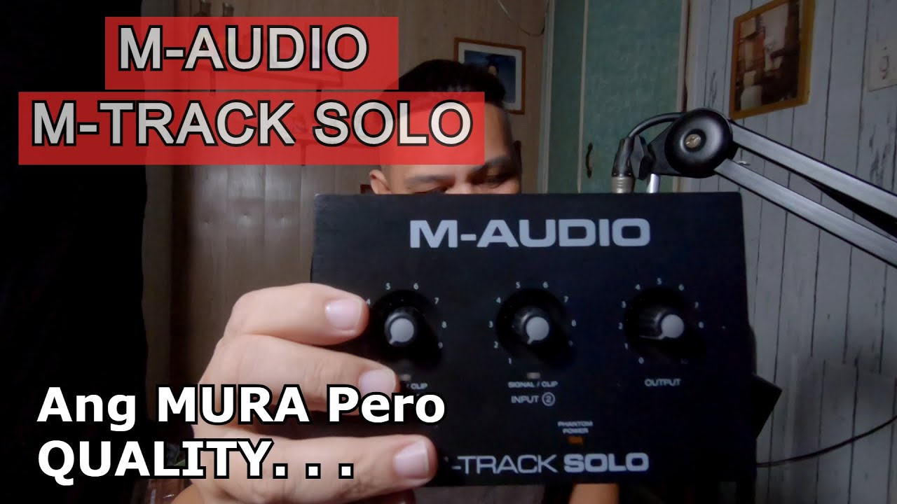 M-AUDIO M-TARACK SOLO | REVIEW | DEMO
