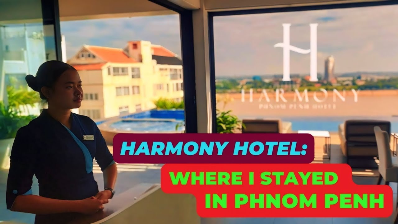 Один из ЛУЧШИХ недорогих отелей в Пномпене, Камбоджа? 🇰🇭 | Обзор отеля Harmony