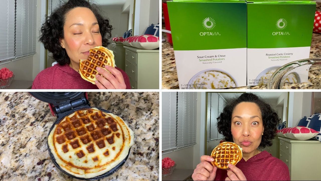 OPT-AFFLE HACK | Make Waffles out of your Smashed Potato Fuels | Optavia + Waffle = OPTAFFLE