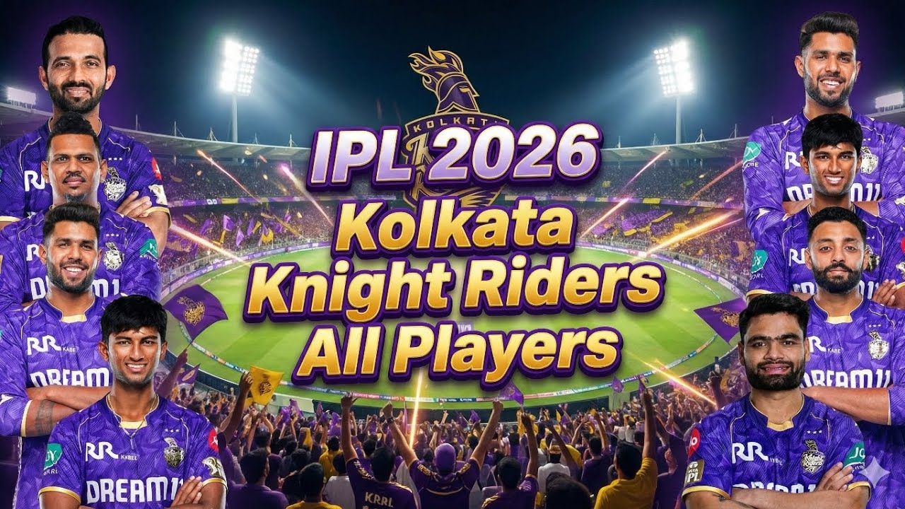 IPL 2026 Kolkata Knight Riders All players #kolkataknightriders #2026 #player #like #comments #share