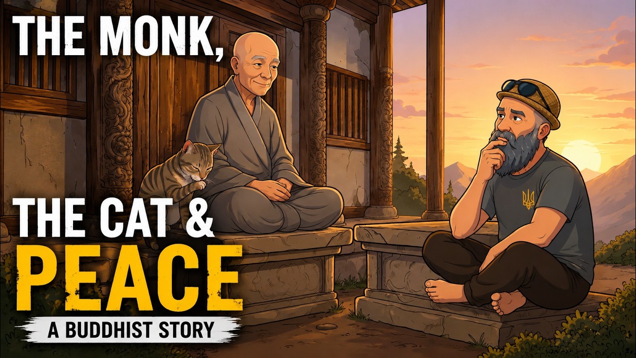 The Monk, the Cat, and Peace | Buddhist Story #zen  Parable