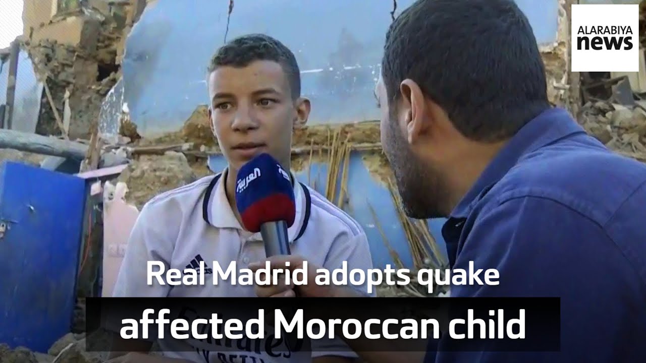 Real Madrid adopts quake-affected Moroccan child