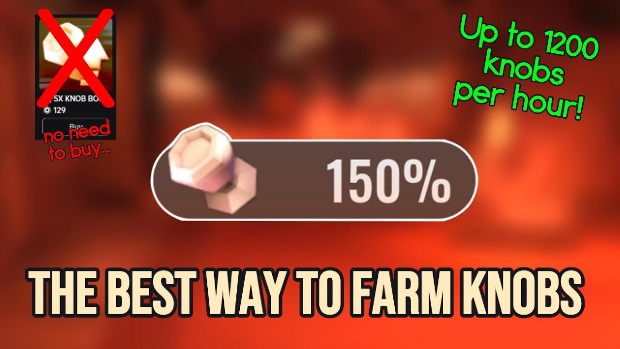 The Best Way to Farm Knobs Without 5X Bonus | Roblox DOORS The Great Outdoors Update