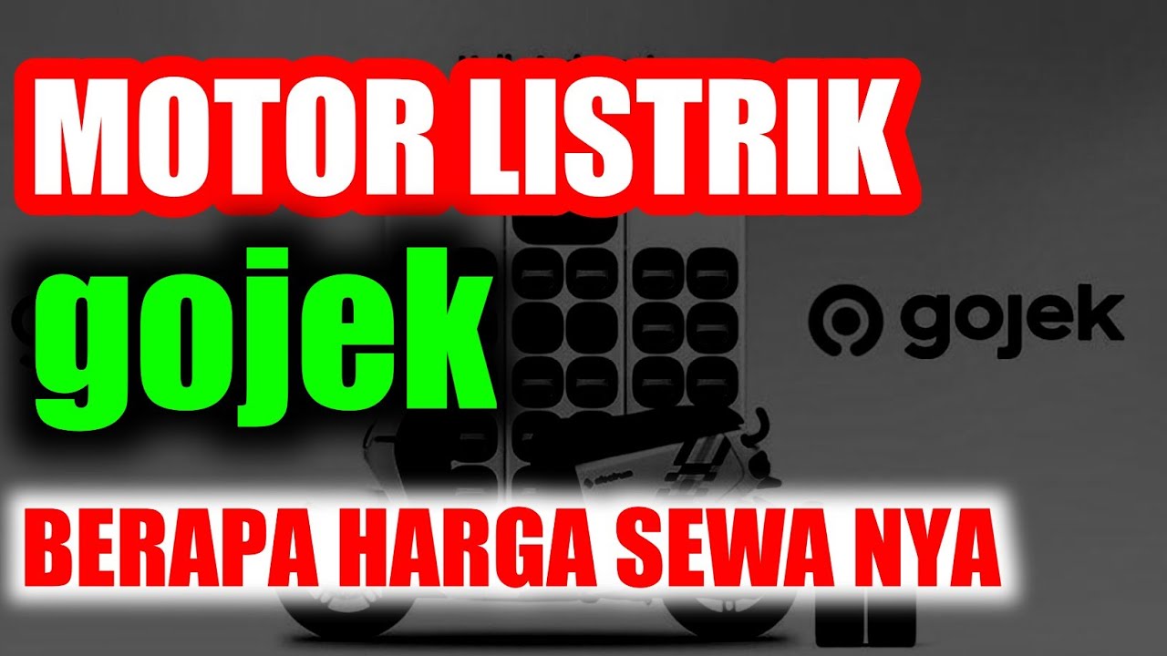 gojek motor listrik