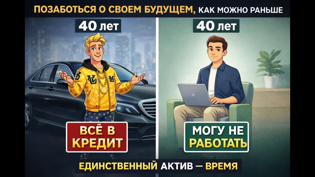Позаботься о своем будущем, как можно раньше.
