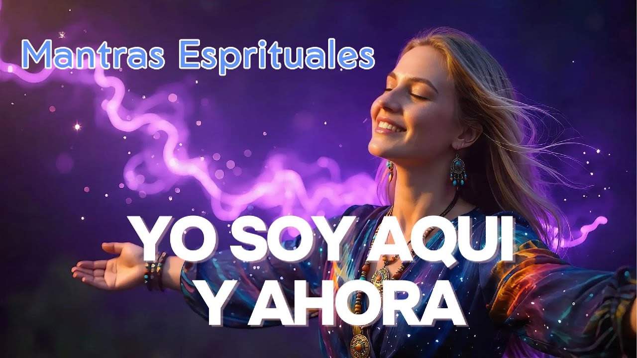 🌸 MANTRA YO SOY AQUI Y AHORA! ✨DECRETOS para atraer PAZ , AMOR, Salud, alegria y ABUNDANCIA 🕊️✨
