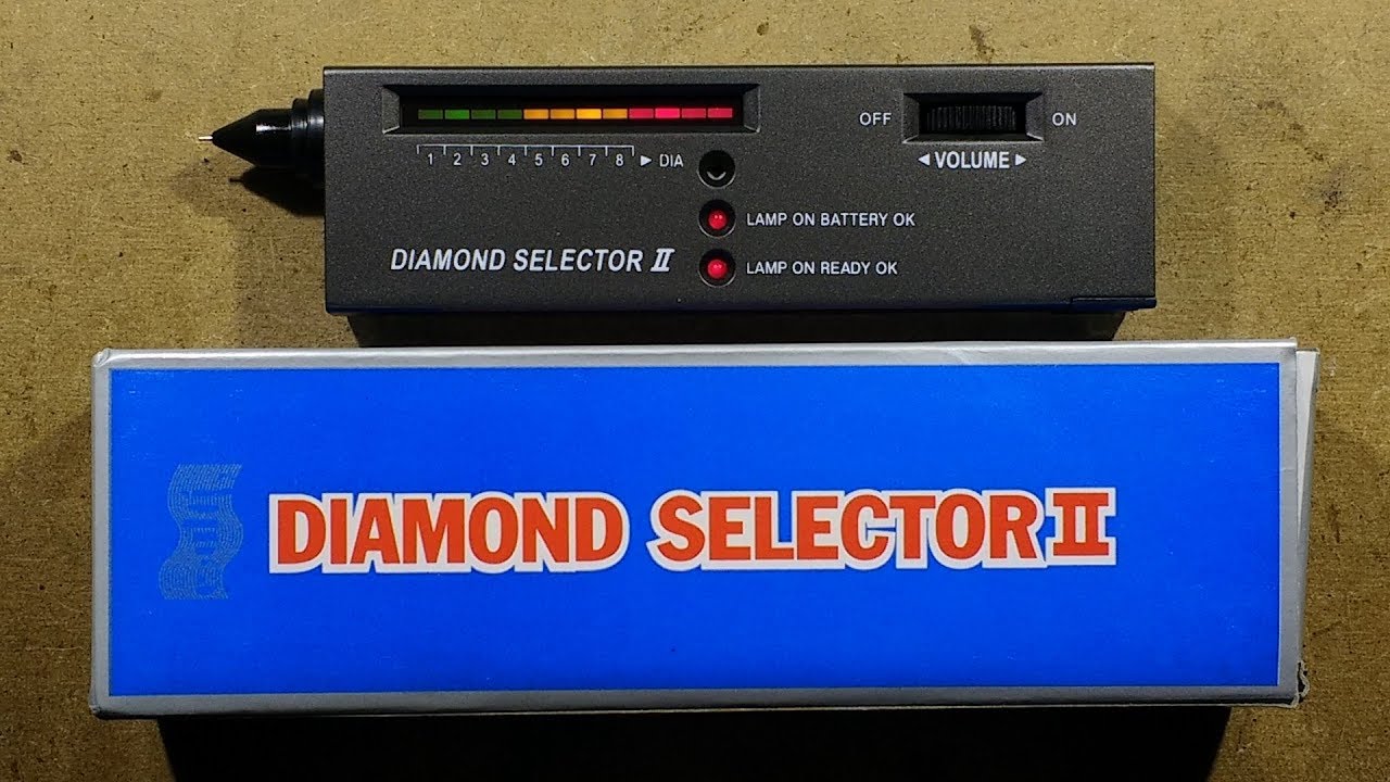 Inside a diamond tester.  (thermal conductivity)