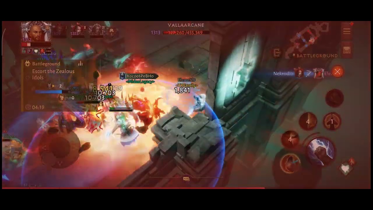 Diablo Immortal - Tank Monk Battleground Gameplay