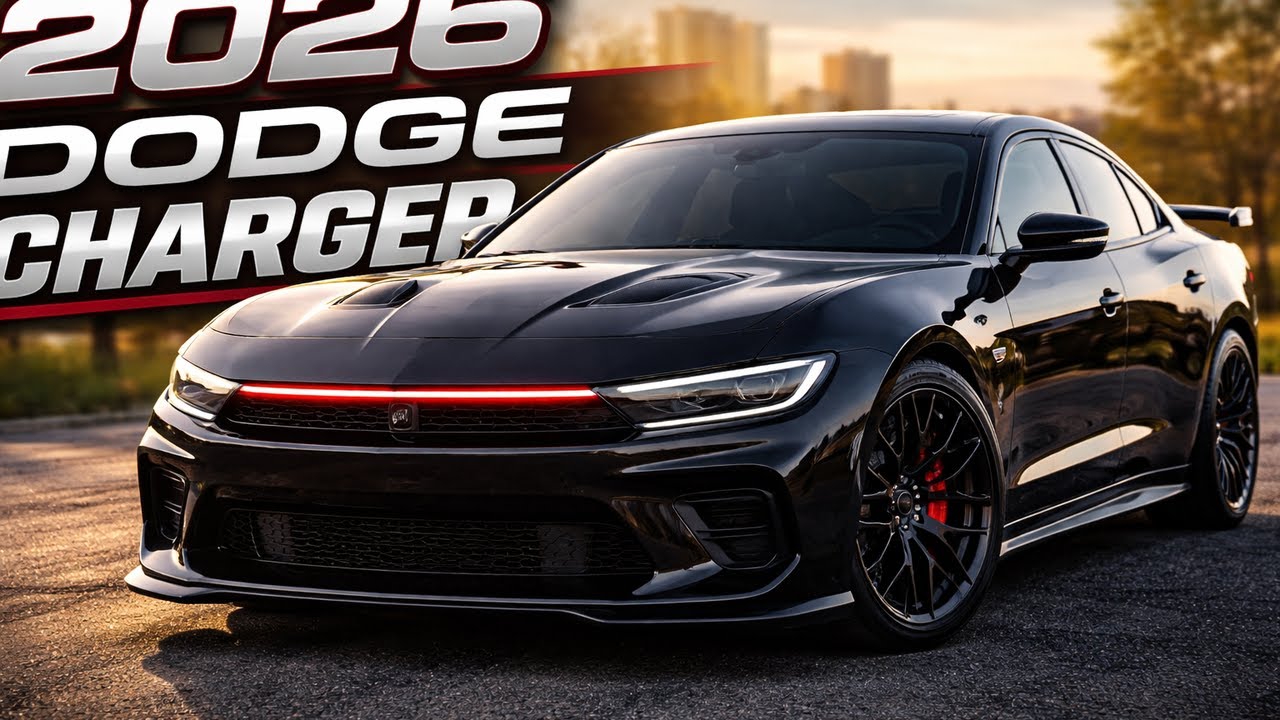 2026 Dodge Charger Black | Full Review, Interior & Rolling Shots, Muscle Car Power!
