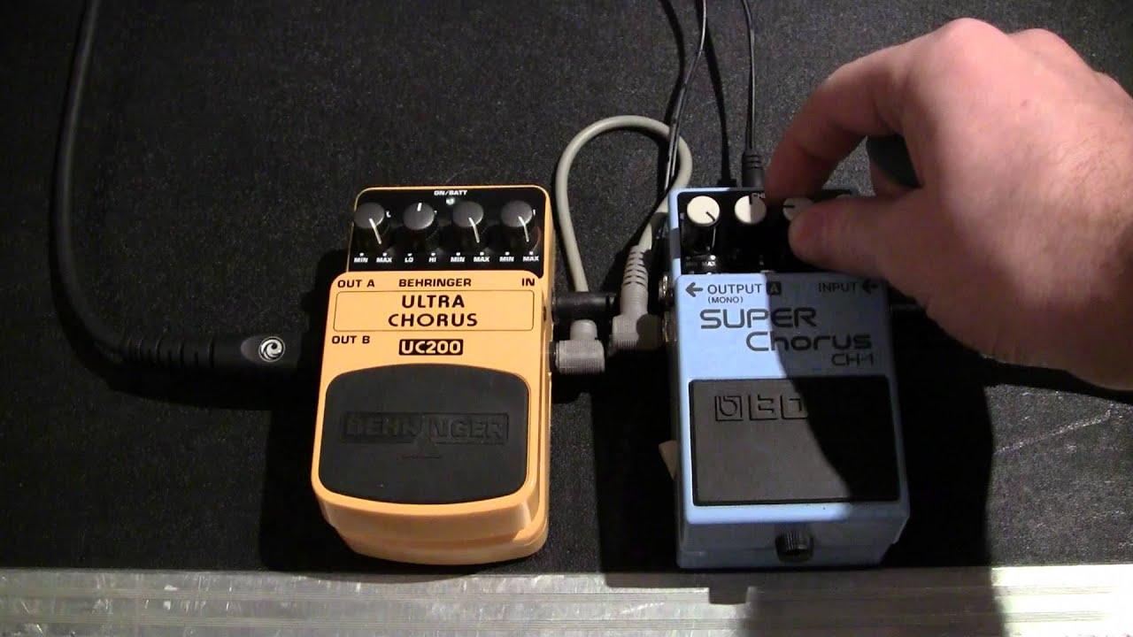 BOSS CH-1 VS. Behringer UC200 Chorus Pedal