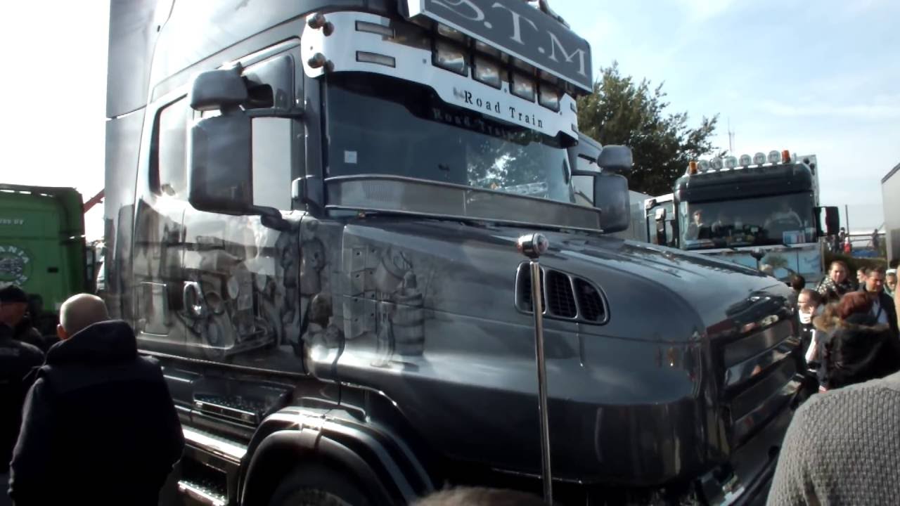 S.T.M Al Capone Scania T580 V8 in Le Mans 2015