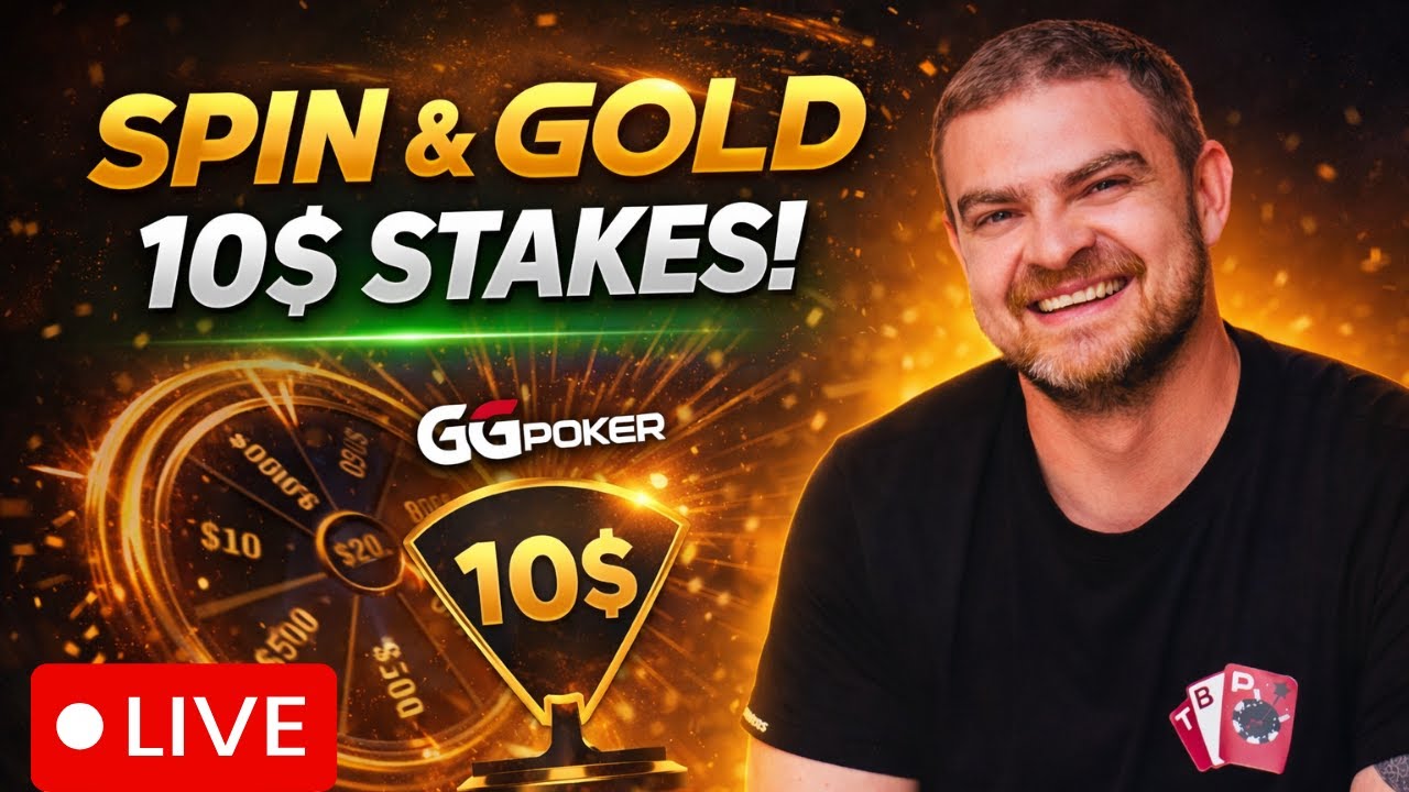 🔴$10 Spin & Gold LIVE | Play & Explain on GG Poker