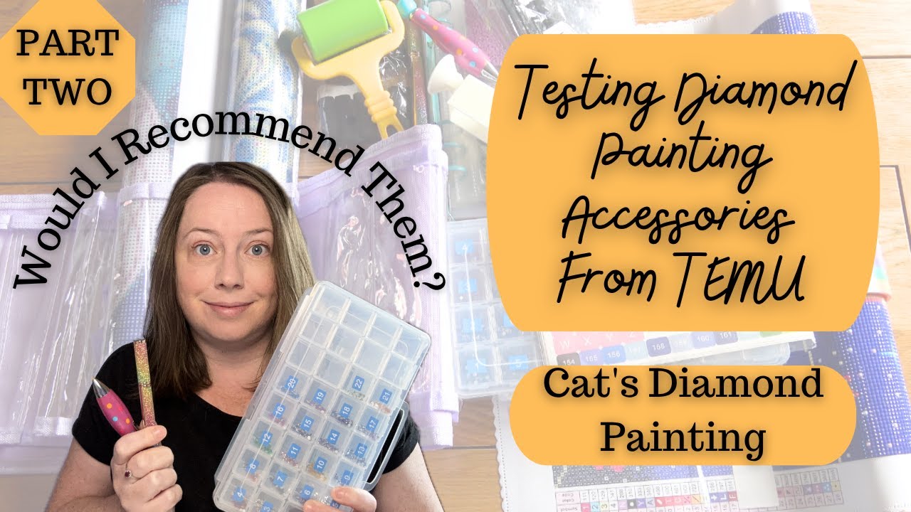 I Tested Diamond Painting Accessories From TEMU So You Don't Have To |  Part Two - Results!