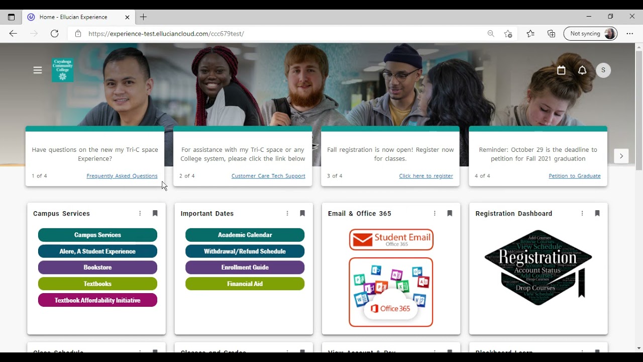 New my Tri-C space Experience