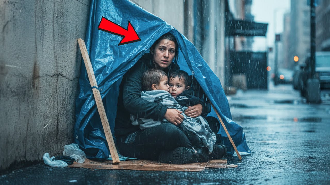 A Poor Mother with Twins Sheltered a Rich Woman in the Rain — What Happened Next Changed Everything
