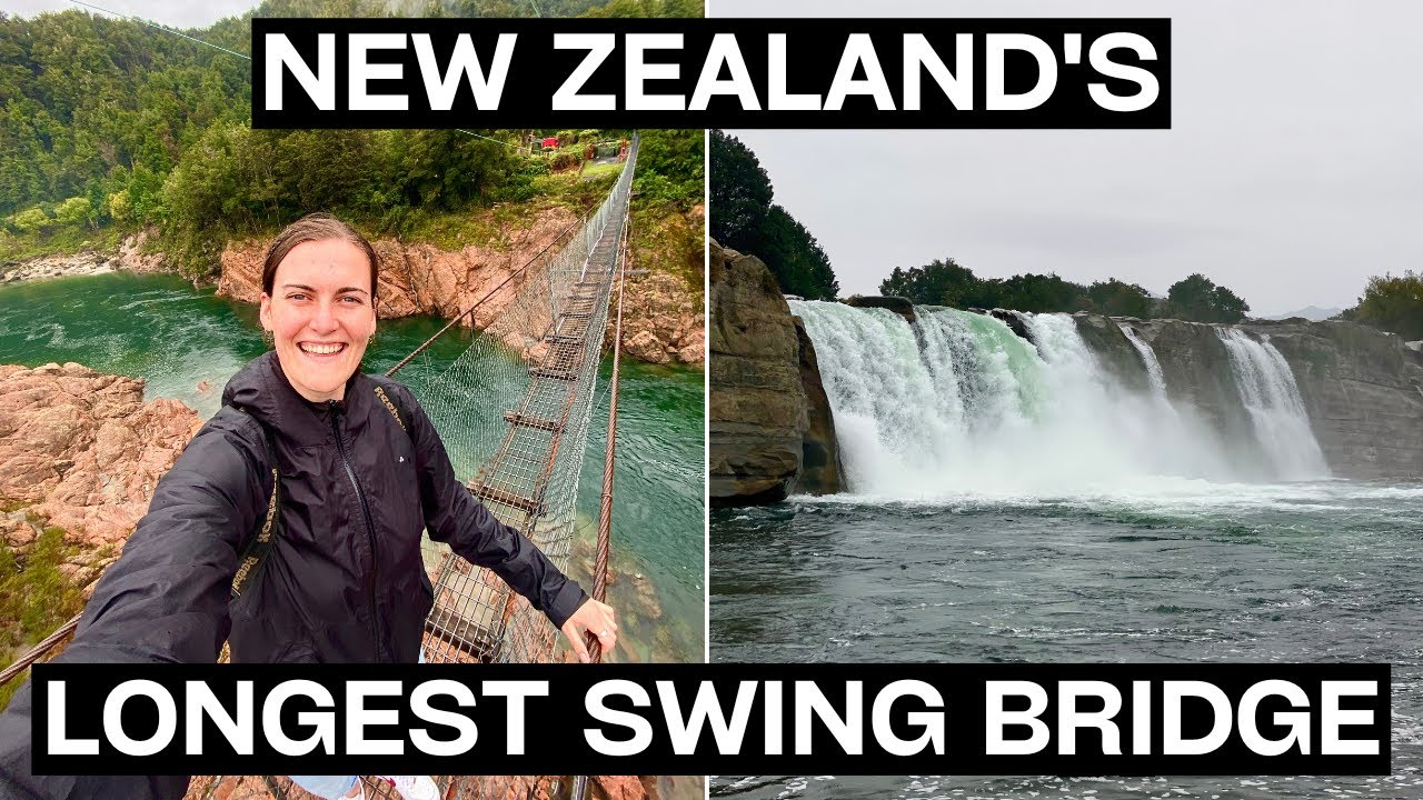 WHAT TO DO Nelson New Zealand - Buller Gorge Swing Bridge & Maruia Falls Unveiled!
