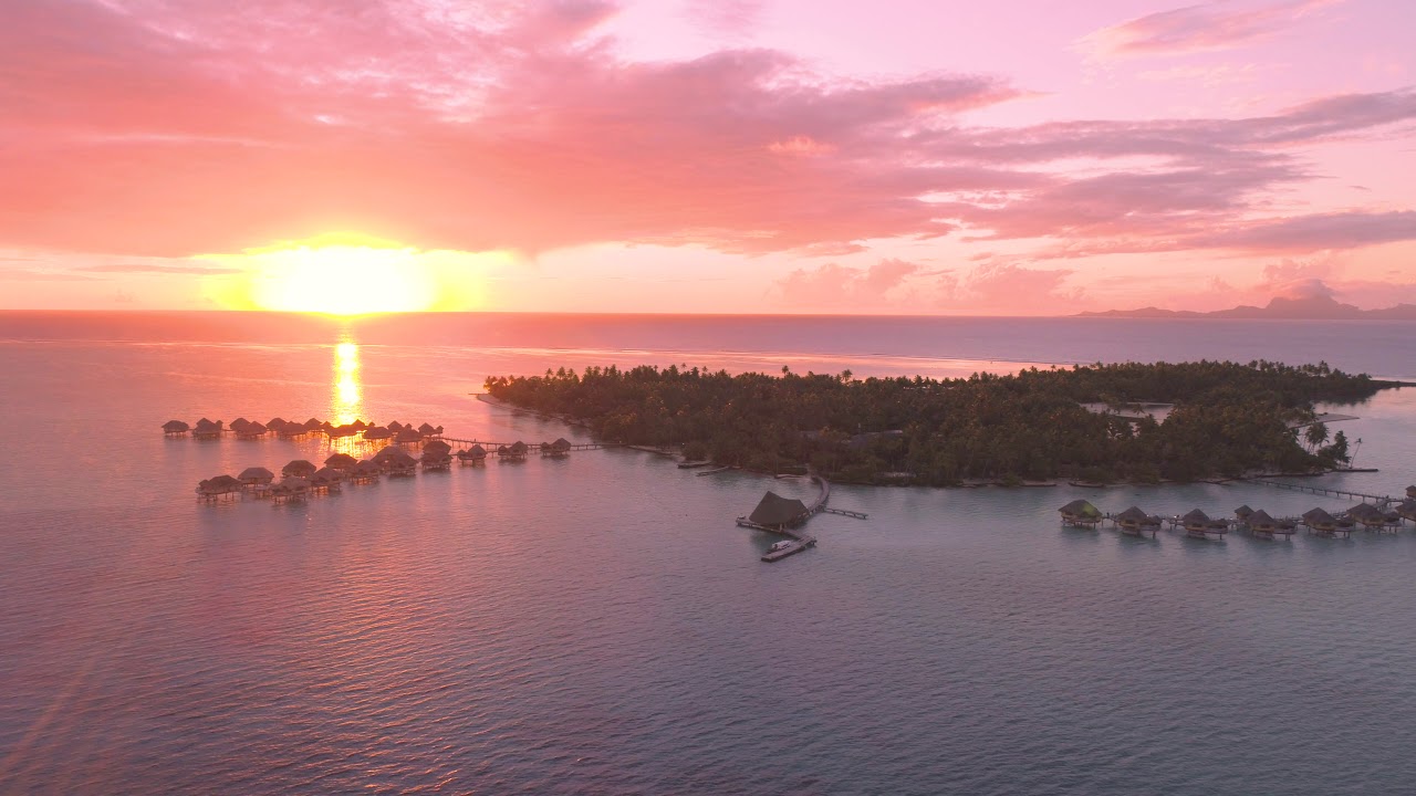 Stunning sunset captured in Tahaa, at Le Taha&rsquo;a Island Resort and Spa in French Polynesia