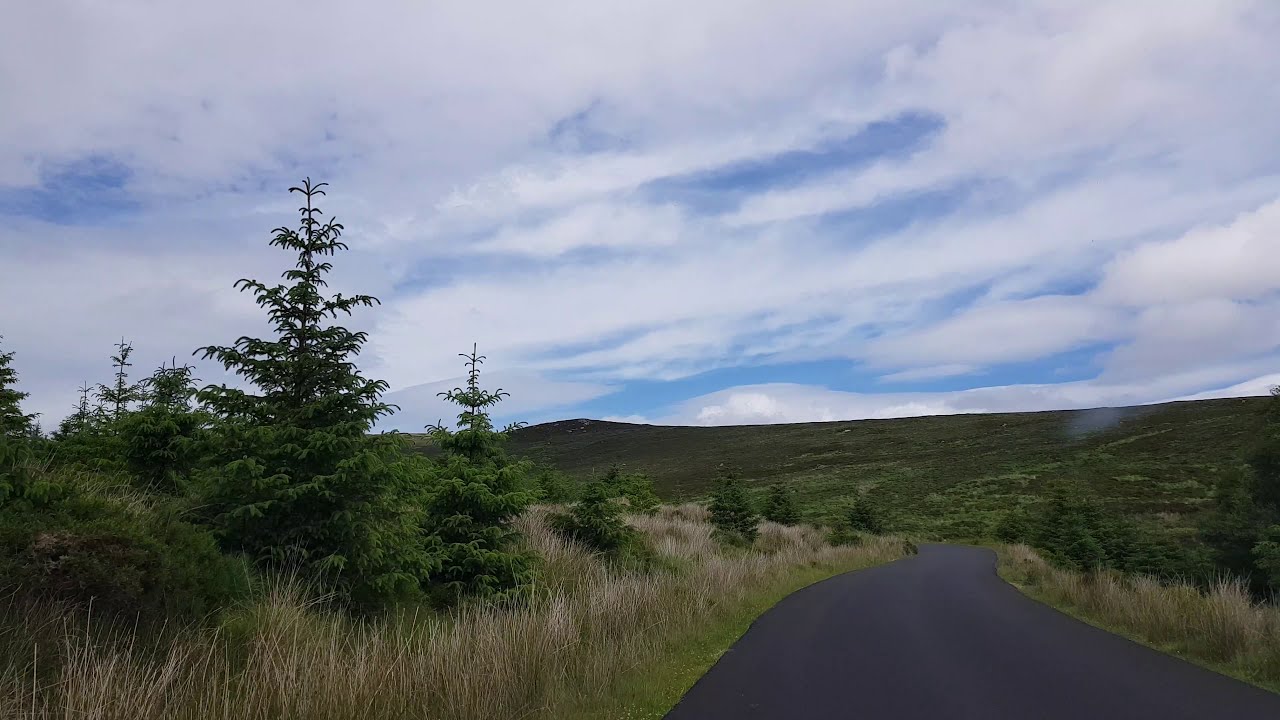 Driving in the Wicklow Mountains National Park in Ireland #6