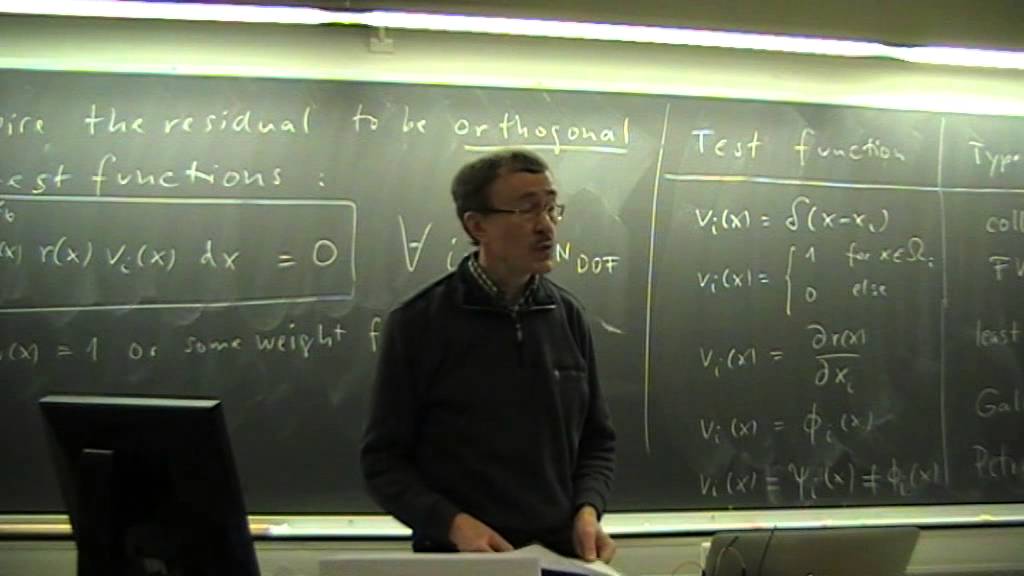 Lecture 8 - Part a: Methods of Weighted Residuals