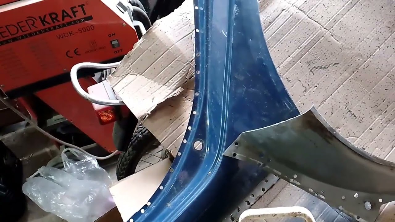 Ремонт Веста после удара #