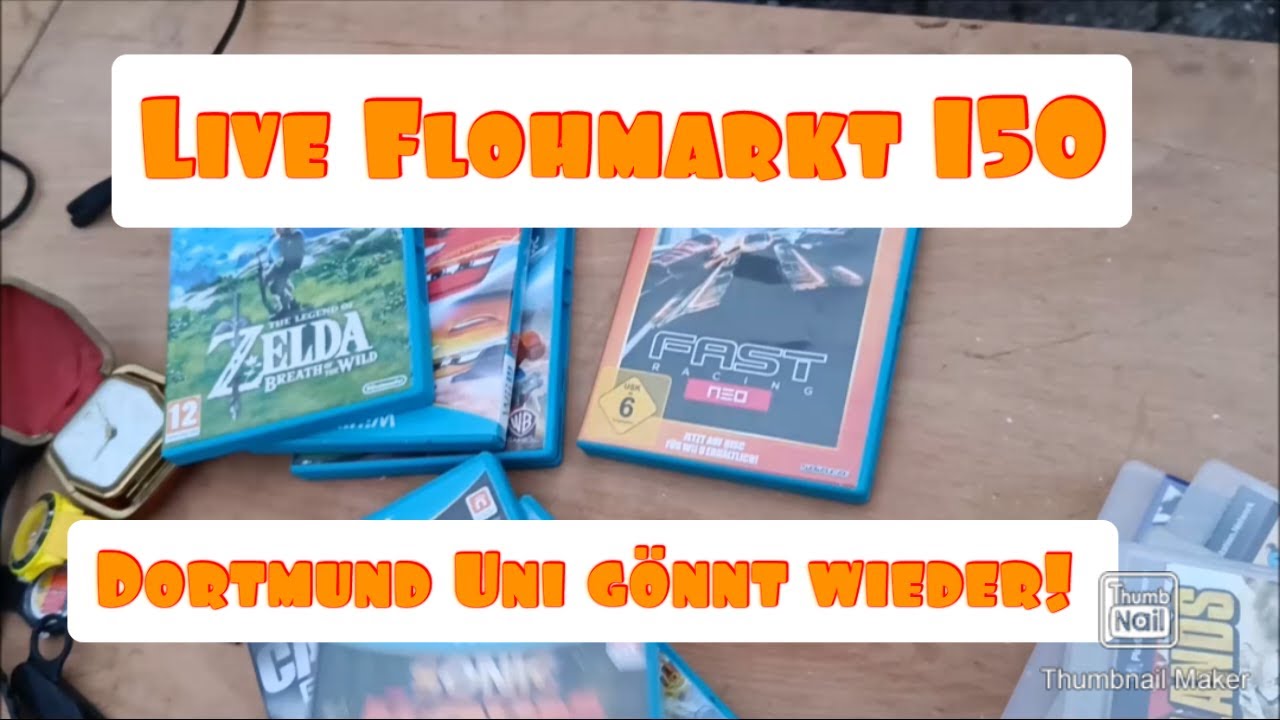 Live Flohmarkt 150 Dortmund Uni gönnt wieder !