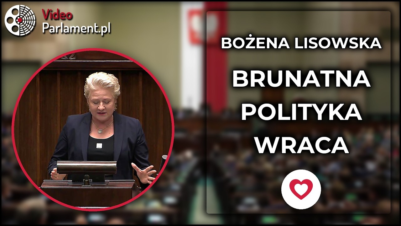 Bożena Lisowska ostro o brunatnej części polskiej polityki