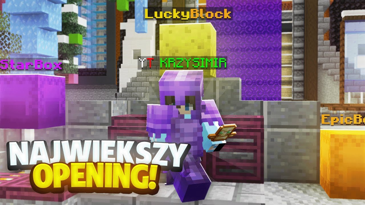 NAJWIĘKSZY OPENING w CAŁEJ HISTORI BOX PVP w Minecraft