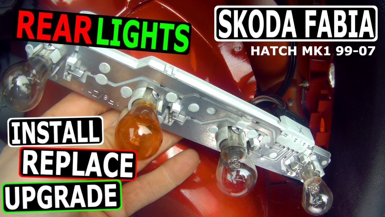 SKODA FABIA Rear Tail Lights 99-07