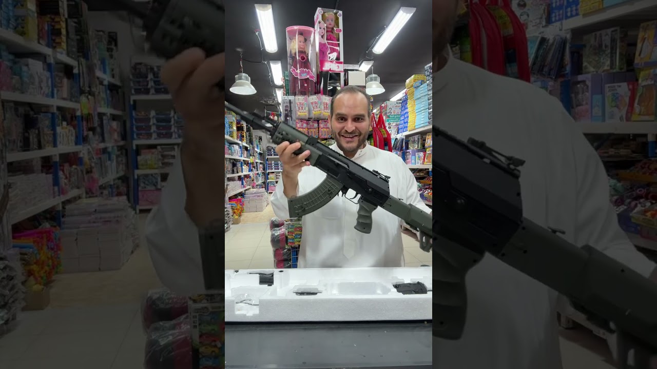 لعبة رشاش AK-47 محل كل شيء لعبة رشاش AK-12 محل كل شيء الرياض المعلومات بالوصف #محل_كل_شيء