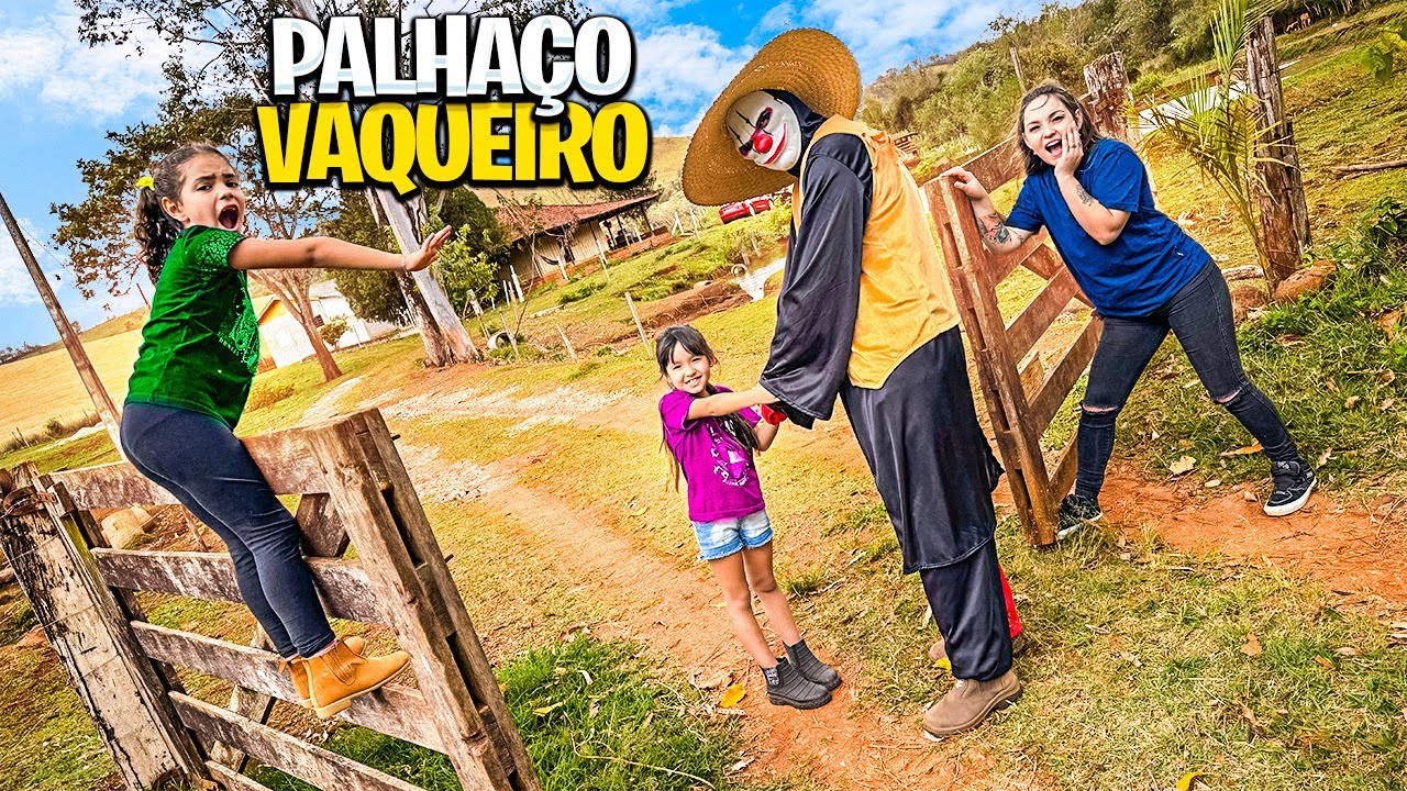 LEVAMOS O PALHAÇO VAQUEIRO PARA MORAR NO SITIO!!!