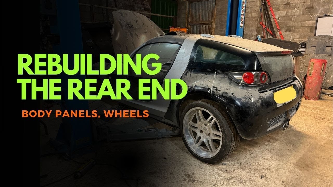 Rebuilding the Rear End - Body Panels - Going Smart - 025