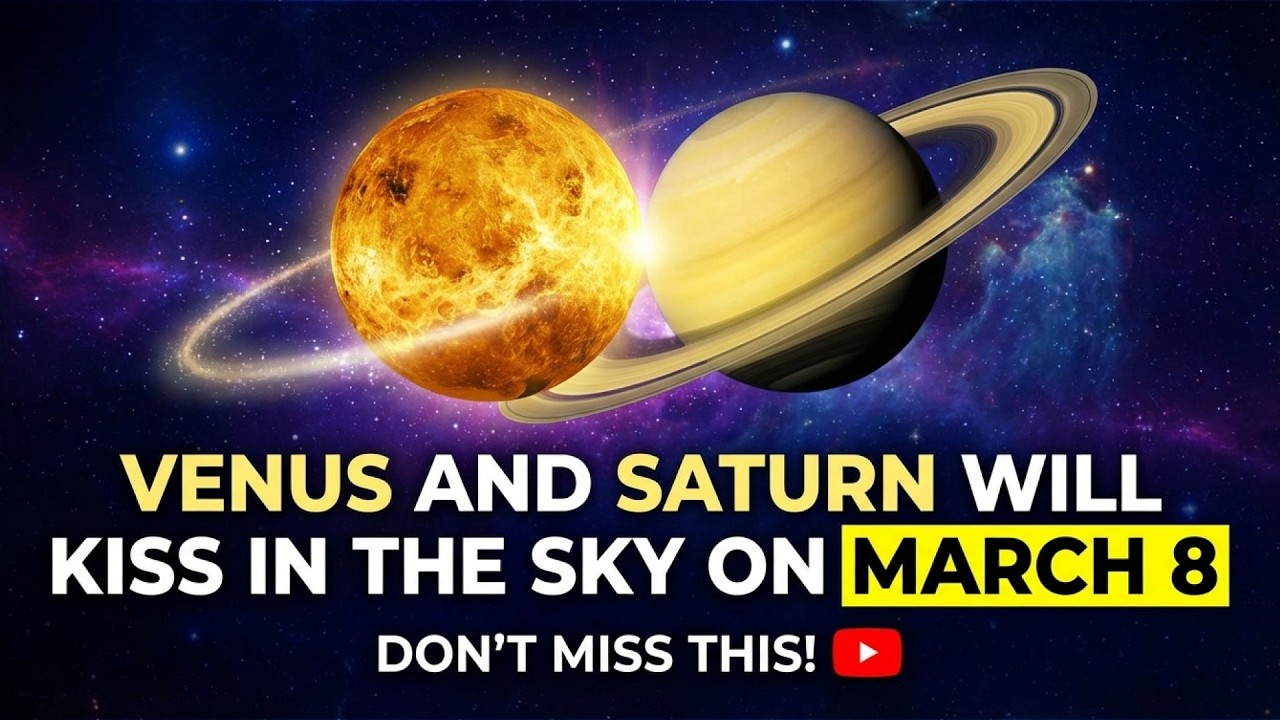 Venus and Saturn Will Kiss in the Sky on March 8 &ndash; Don&rsquo;t Miss This!